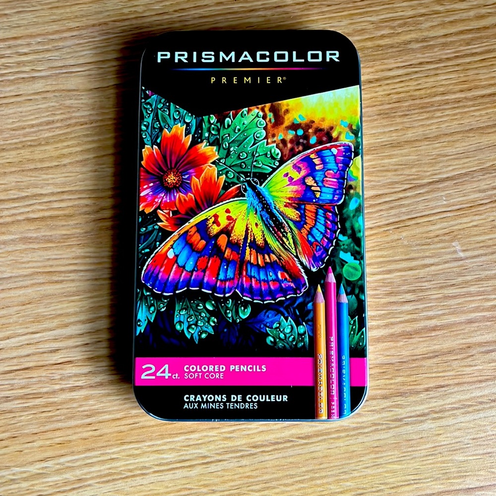 Never used colored pencils